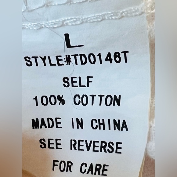 Urban Daizy Soft Gauzy Button Front Vintage Shirt Raw Frayed Hem Oversized Sz L - Picture 10 of 11